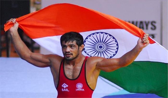 पहलवान सुशील कुमार ने भारत को दिलाया 14वां स्वर्ण पदक​​​​​​​