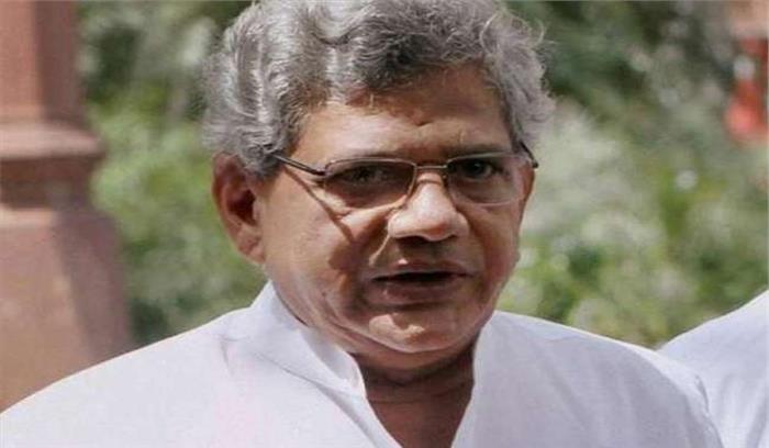 सीपीएम महासचिव सीताराम येचुरी को दिल्ली वापस भेजा
