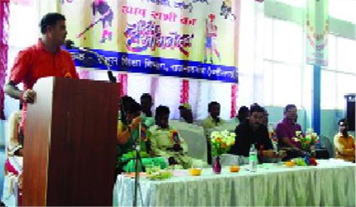 महापौर  एवं जिला पंचायत उपाध्यक्ष ने किया शालेय क्रीडा प्रतियोगिता का समापन