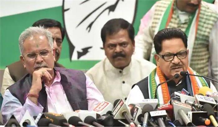 कांग्रेस सोमवार को घोषित कर सकती है छत्तीसगढ़ प्रत्याशी
