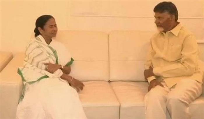 कोलकाता में ममता बनर्जी से मिलेंगे चंद्रबाबू नायडू