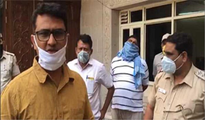 दिल्ली प्रदेश कांग्रेस अध्यक्ष अनिल कुमार घर में हिरासत में