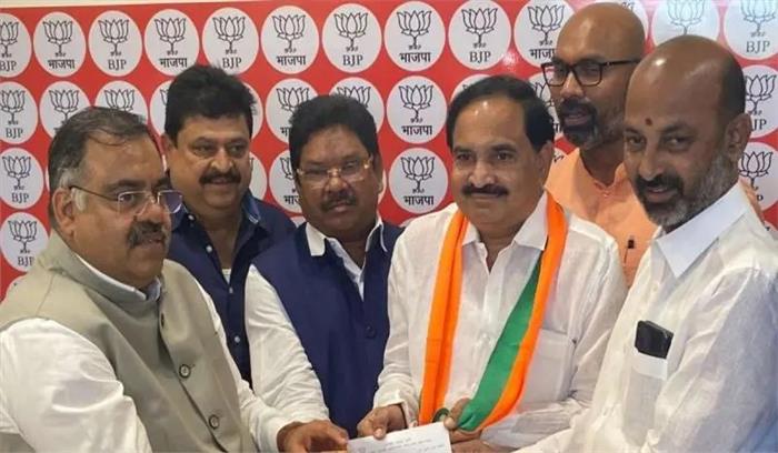 तेलंगना के वरिष्ठ कांग्रेस नेता मोहन राव पाटिल हुए भाजपा में शामिल