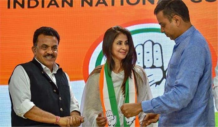 उर्मिला मातोंडकर को उत्तर मुंबई से मिला टिकट