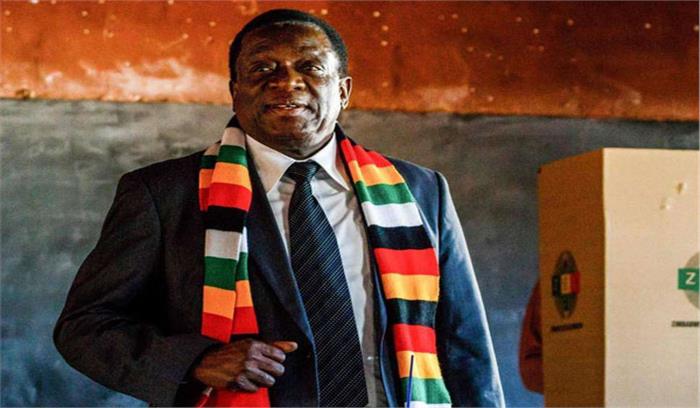 जिम्बाब्वे : एमर्सन मननगाग्वा ने ली राष्ट्रपति पद की शपथ जिम्बाब्वे : एमर्सन मननगाग्वा ने ली राष्ट्रपति पद की शपथ