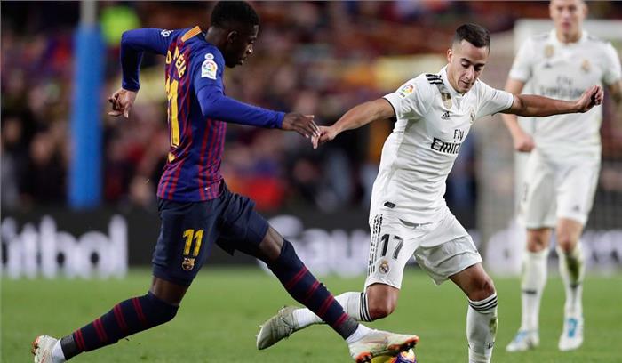 कोपा डेल रे के सेमीफाइनल में रियल, बार्सिलोना  के बीच मुकाबला