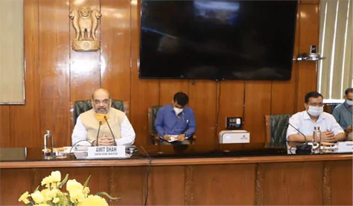 कोरोना को लेकर फिर हुई अमित शाह और केजरीवाल के बीच अहम बैठक