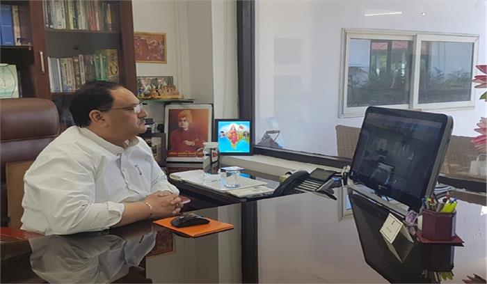 कोरोना के खिलाफ लड़ाई को कमजोर करने वालों पर नड्डा ने साधा निशाना