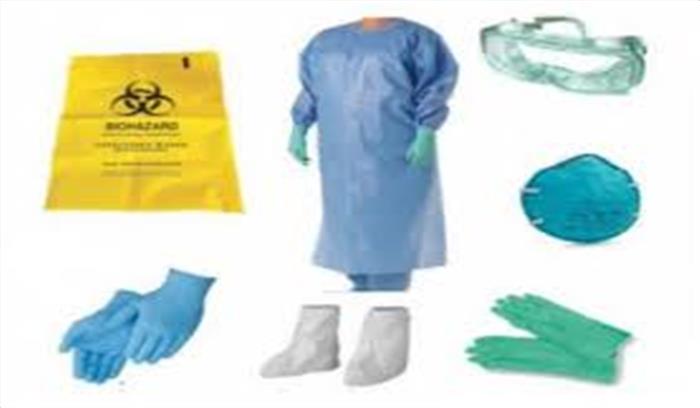 मिलिट्री लिटरेचर फेस्टिवल एसोसिएशन ने जिला प्रशासन को पीपीई किट सौंपी