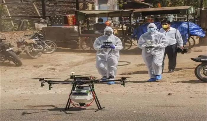 वाराणसी में अब ड्रोन मुहैया कराएंगे कोविड की दवाएं और करेंगे घोषणाएं