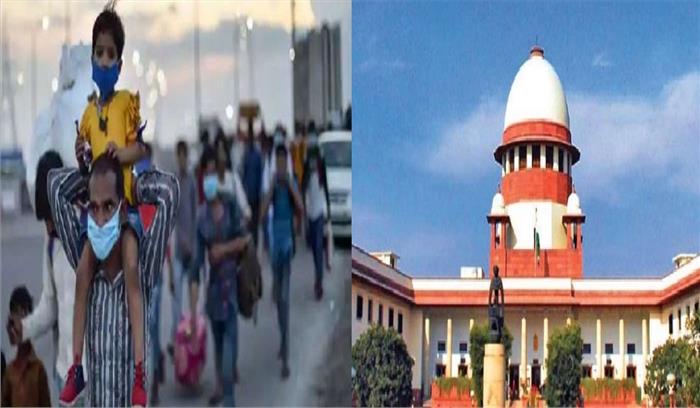प्रवासी मजदूरों के लिए पर्याप्त लाभ सुनिश्चित करे सरकार:  सुप्रीम कोर्ट
