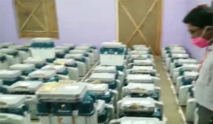 Assembly Election Results: कोरोना से बचने के उपाय के साथ मतगणना है जारी