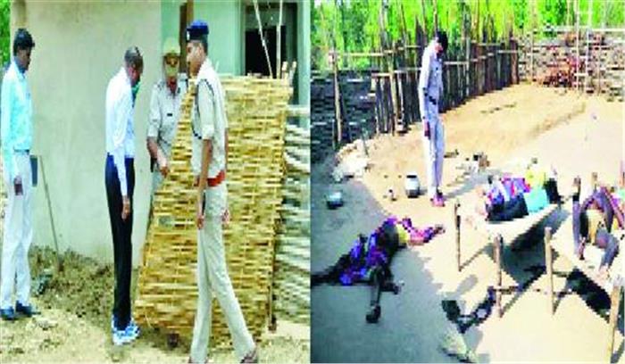 दंपती सहित चार की हत्या से पूरा गांव स्तब्ध