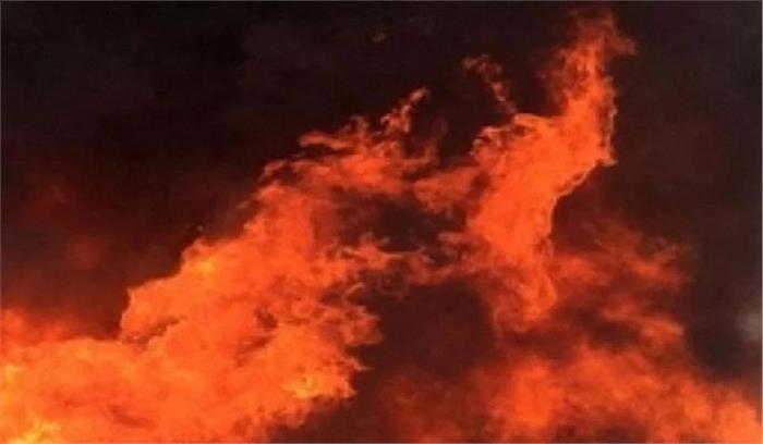 बिहार : भूमि विवाद में एक परिवार को जिंदा जलाया, 2 बच्चों की मौत