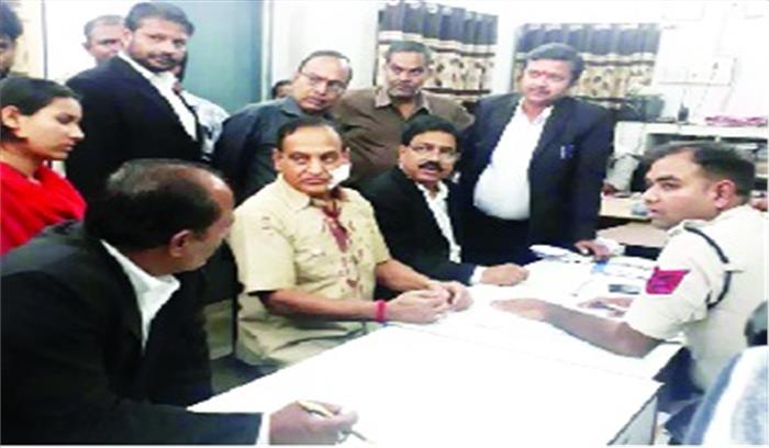 अधिवक्ता पर जानलेवा हमला, डीजे से मिलकर मांगी सुरक्षा