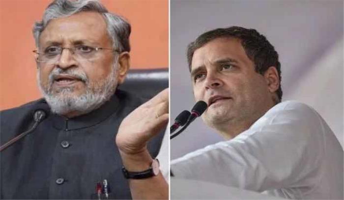 बिहार के उपमुख्यमंत्री सुशील मोदी ने राहुल गांधी के खिलाफ मानहानि का केस दर्ज कराया