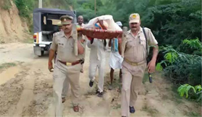 बीमार महिला की मित्र बनकर पुलिस ने जिंदगी बचाई