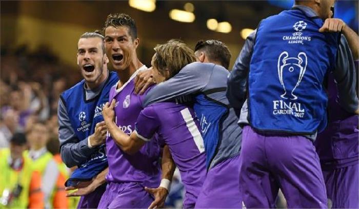 चैम्पियंस लीग : क्रिस्टियानो रोनाल्डो के शानदार प्रदर्शन से मेड्रिड जीता