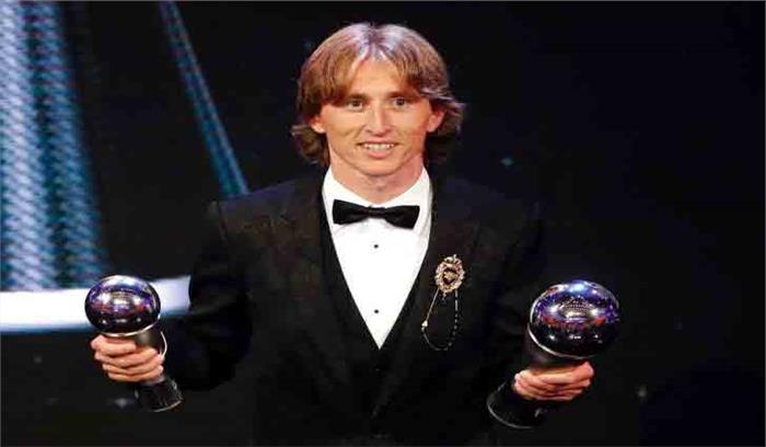 फीफा के सर्वश्रेष्ठ पुरुष खिलाड़ी चुने गए लुका मोड्रिक