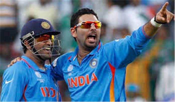 कटक वनडे : युवराज और धोनी की बदौलत भारत ने बनाए 381 रन