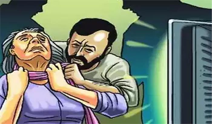 गुरुग्राम में अकेली रह रही बुजुर्ग महिला की  हत्या
