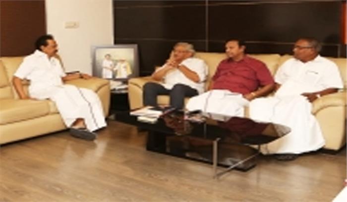 डीएमके नेतृत्व वाले गठबंधन का हिस्सा होगी माकपा : येचुरी