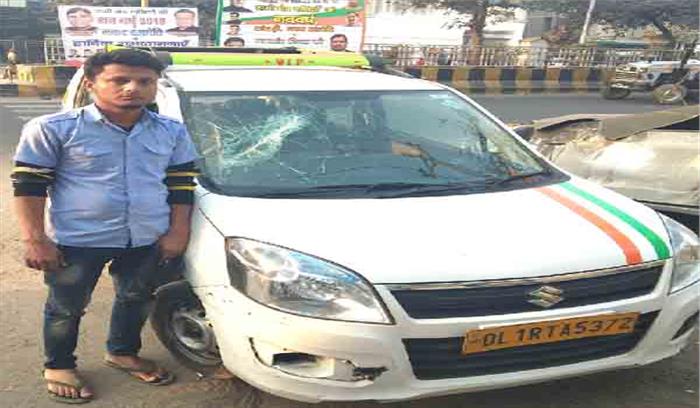 कैब चालक को उपद्रवियों ने लूटा और पुलिस ने किया बेरोजगार