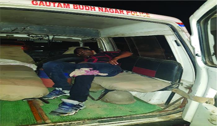 पुलिस मुठभेड़ में एक बदमाश घायल, दूसरा फरार