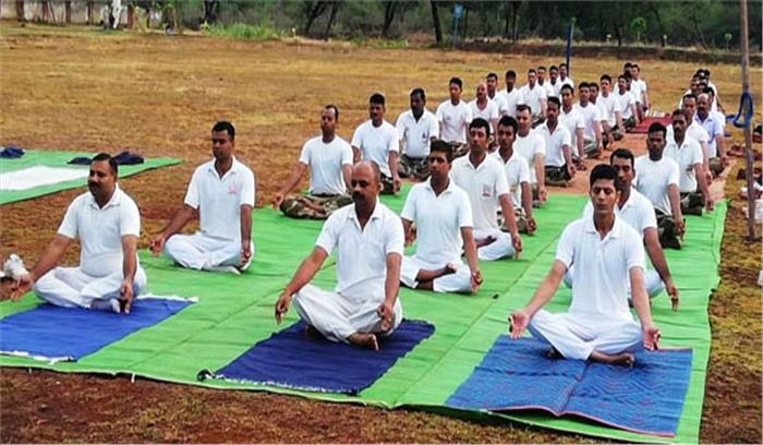 औद्योगिक सुरक्षा बल ने मनाया योग दिवस 