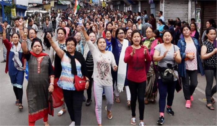 दार्जिलिंग : हड़ताल के दौरान संपत्तियों को पहुंचाया नुकसान