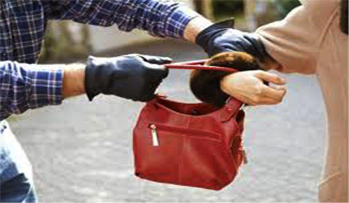 बेटी को स्कूल से लेकर लौट रही महिला से लूट
