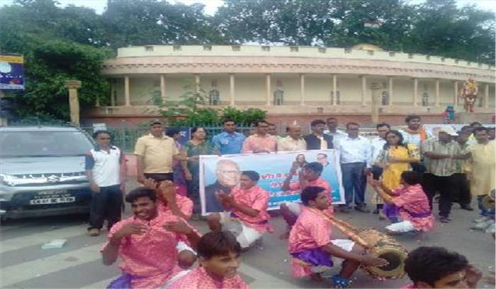 नवनिर्वाचित राष्ट्रपति कोविंद को भाजपा अजा मोर्चा ने दी बधाई