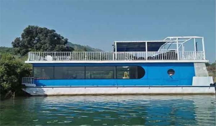 उत्तराखंड: टिहरी जलाशय में फ्लोटिंग रेस्तरां डूबा