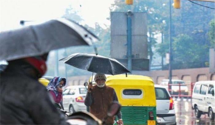दिल्ली-एनसीआर में दिनभर बारिश और ओलावृष्टि की संभावना