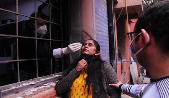 दिल्ली में कोविड की सकारात्मकता दर गिरी