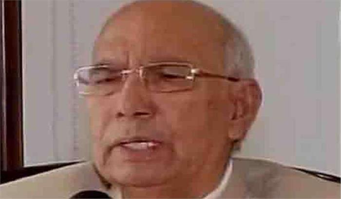 पूर्व कानून मंत्री हंसराज भारद्वाज का निधन