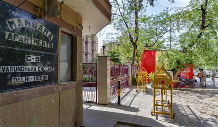 दिल्ली में मनसरा अपार्टमेंट और मयूर विहार-1 कंटेनमेंट जोन से बाहर