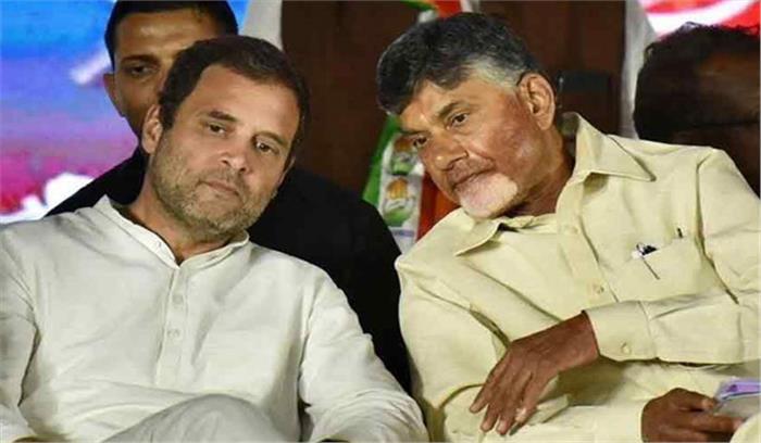 नतीजों से पहले संप्रग नेता सोनिया गांधी से मिले चंद्रबाबू नायडू