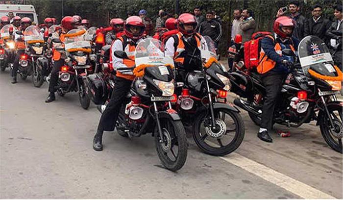 दिल्ली सरकार ने किया बाइक एंबुलेंस सेवा का विस्तार करने का फैसला