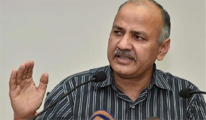 पानी की किल्लत को लेकर मनीष सिसोदिया के कार्यालय पर प्रदर्शन