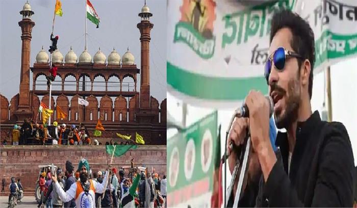 लाल किला उपद्रव मामले का इनामी आरोपी दीप सिद्धू गिरफ्तार