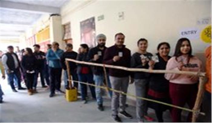 दिल्ली चुनाव : अपराह्न 3:30 बजे तक 40.51 प्रतिशत मतदान दिल्ली चुनाव : अपराह्न 3:30 बजे तक 40.51 प्रतिशत मतदान