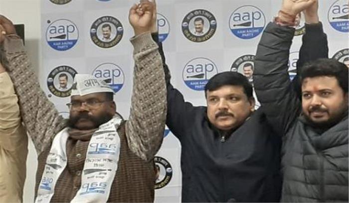 दिल्ली चुनाव : बसपा उम्मीदवार आप में शामिल, चुनाव से पहले  मायावती को दिया झटका