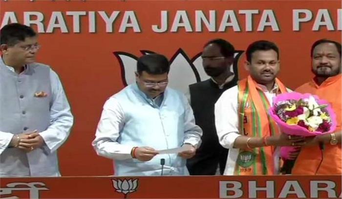 विधायक प्रकाश चंद्र बेहरा भाजपा में शामिल