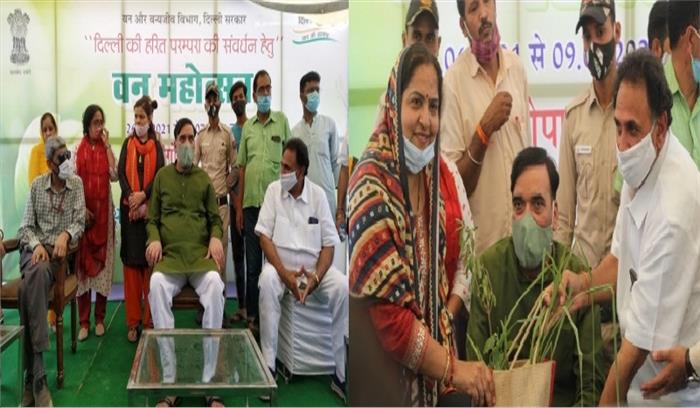 दिल्ली के पर्यावरण मंत्री गोपाल राय ने की वन महोत्सव अभियान की शुरूआत