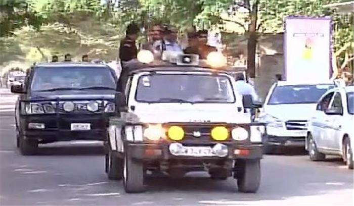 गुरमीत राम रहीम पंचकुला अदालत के लिए रवाना