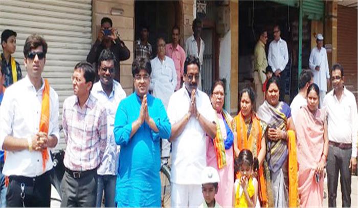 जन्म कल्याणक महोत्सव शोभायात्रा का हुआ जगह-जगह स्वागत