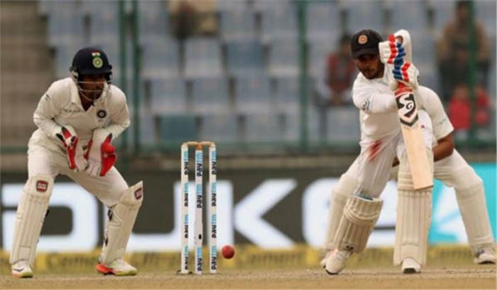 दिल्ली टेस्ट: श्रीलंका ने लंच तक बनाए चार विकेट पर 119 रन