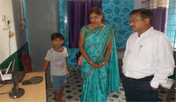 कस्तूरबा आवासीय छात्रावास में रमन के गोठ