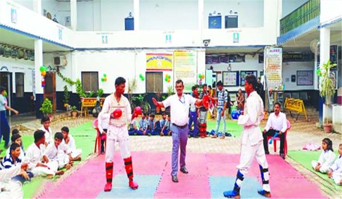 जिला स्तरीय शालेय कराते ट्रायल का आयोजन जिला स्तरीय शालेय कराते ट्रायल का आयोजन